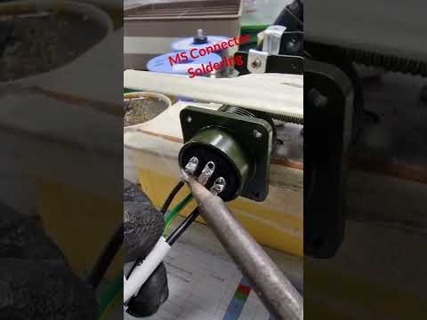 Soldering MS Connector    #shorts