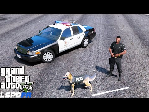 GTA 5 LSPDFR #776 LAPD K9 Unit Live Patrol - Ford Crown Victoria