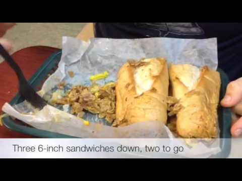 Dirty 30 food challenge at Philly Station