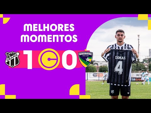 Gols e lances de Ceará x Rondoniense