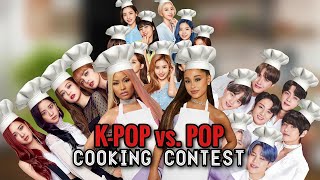 Celebrities in COOKING CONTEST | POP vs KPOP