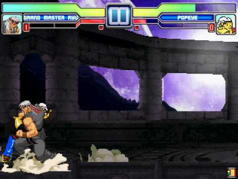 Grand Master Ryu vs. Popeye