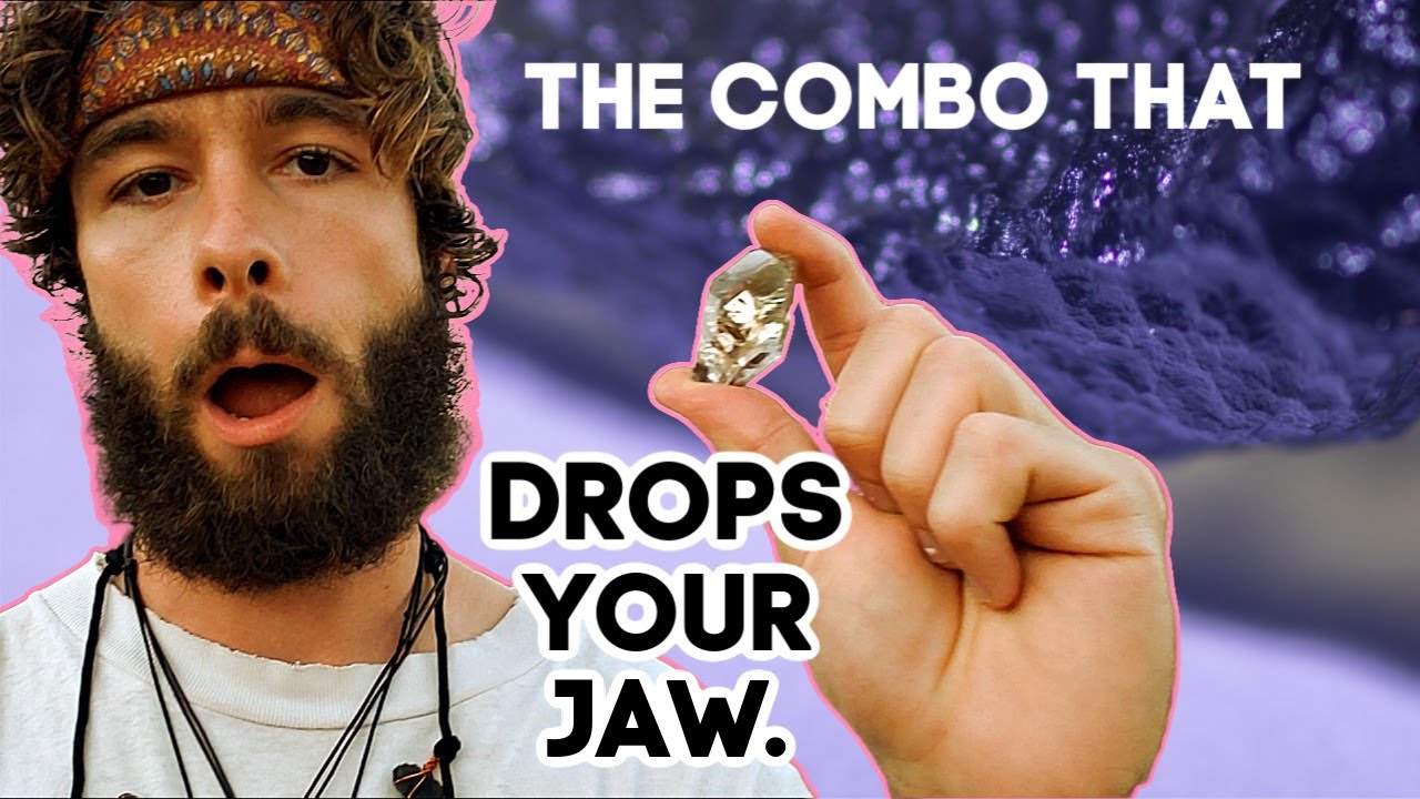 Moldavite and Herkimer Diamond, Yes; This Crystal Combo Is Ridiculous.