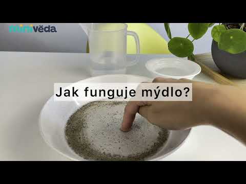 Pepř vs mýdlo - Pokusy pro děti