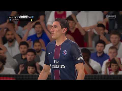 FIFA 17  mecz Ajax Amsterdam - PSG Liga Mistrzów
