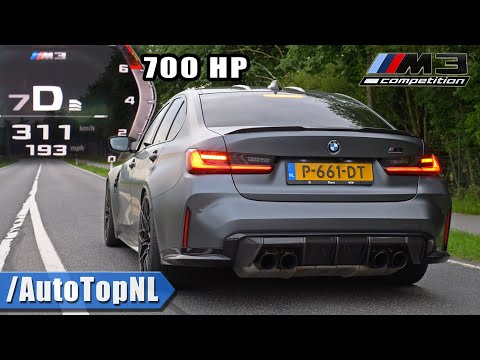 700HP BMW M3 G80 xDrive | 0-300 *INSANE* Acceleration DRIFT & SOUND by AutoTopNL