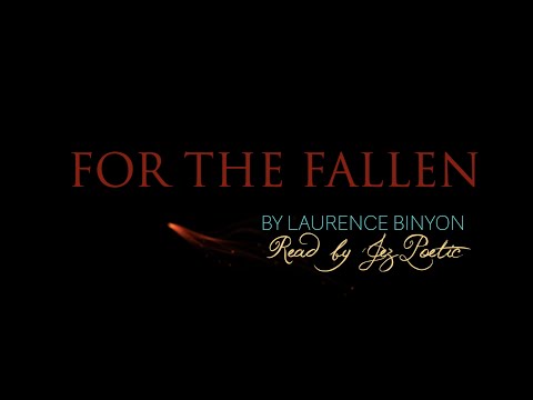 For the fallen by Laurence Binyon