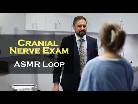 ASMR Loop: Cranial Nerve Examination - Soft Spoken Doctor - Unintentional ASMR - 46 mins