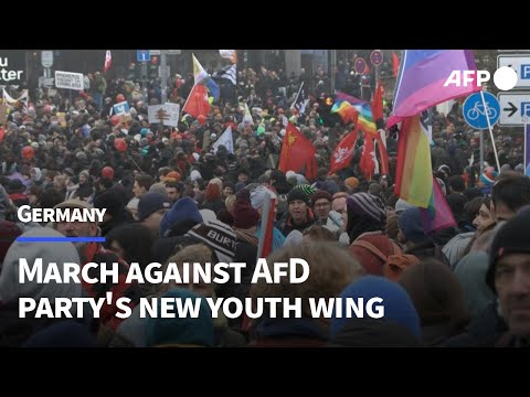 Video | Protesters rally in Germany as far right AfD launches new youth wing | AFP