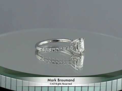 1.52ct Emerald Cut Diamond Engagement Anniversary Ring- Mark Broumand