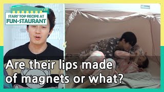 Are their lips made of magnets or what? (Stars' Top Recipe at Fun-Staurant) | KBS WORLD TV 210413