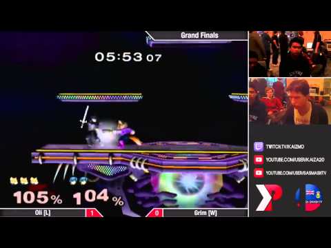 Streetgeek 14.08 - Oli (Fox) vs Grim Tuesday (Marth) - SSBM - Grand Finals