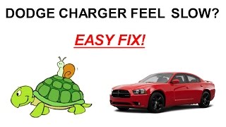 Dodge Charger Feels Slow/Sluggish? Transmission Shifting issues? EASY FIX! -  Throttle Calibration