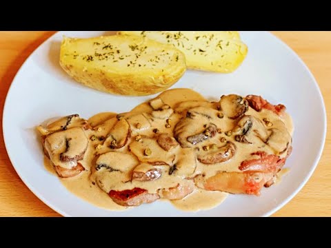 ENTRECOT DE TERNERA con Salsa a la PIMIENTA VERDE | Una Chef en la Cocina