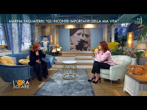 L'Ora Solare (TV2000) 23 febbraio 2024 - Marina Tagliaferri, Fiorella Tagliaferri e Giampaolo Bonini