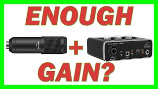 Tascam TM-70 with Behringer UM2 - Does A Cheap Audio Interface Provide Enough Gain?