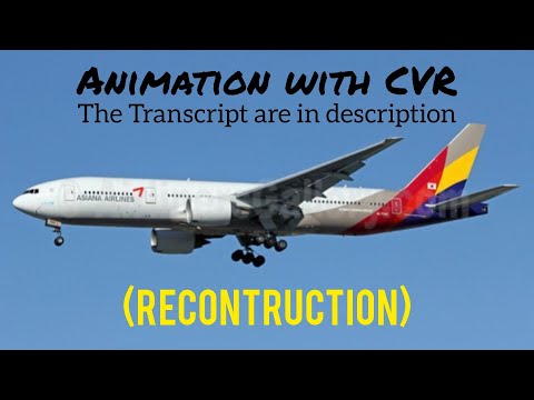 Asiana Airlines Flight 214 Crash || Animation with CVR. (Subtitles/CC On)