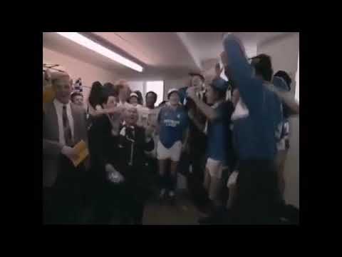 Rangers players sing Billy boys