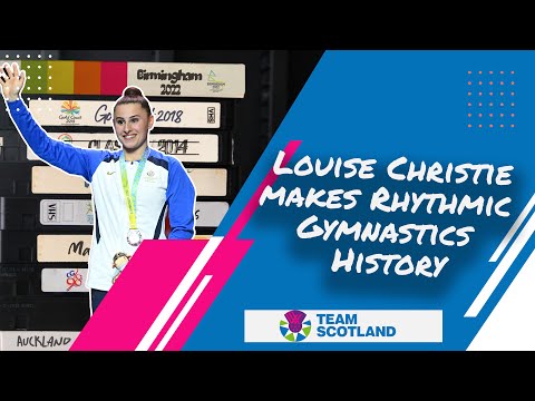 Louise Christie makes Rhythmic Gymnastics History - Birmingham 2022