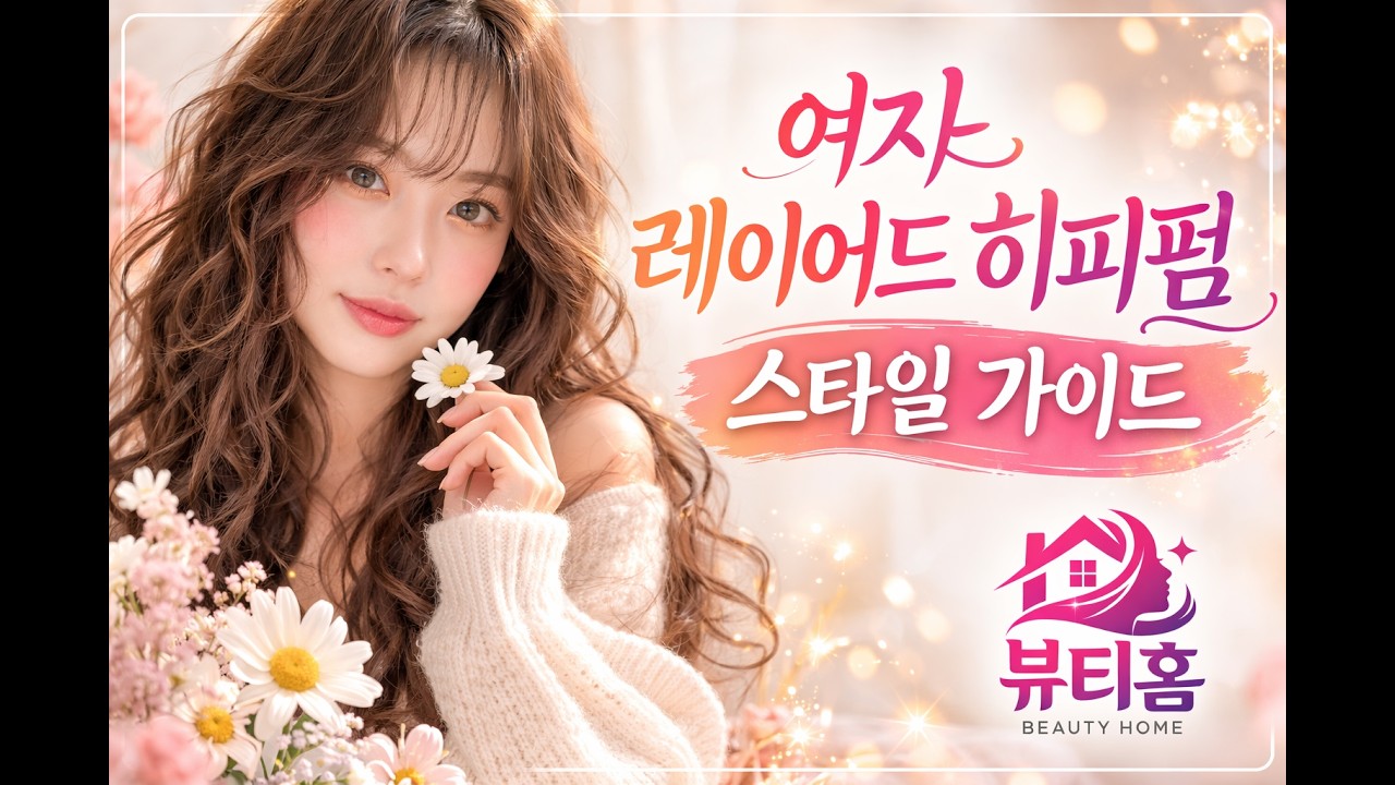 여자 레이어드 히피펌 스타일 가이드