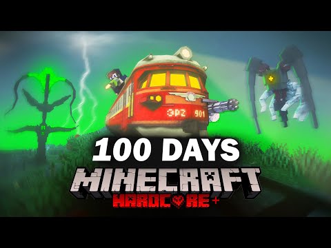 I spent 100 Days on a TRAIN in an INFECTED apocalypse in Minecraft... Here's What Happened #4