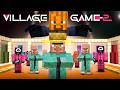 I Built Squid Game 2 With 456 Villagers In Survival Minecraft
