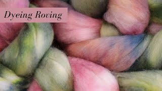 Dyepot Weekly #349- Applying Dry Dye to Roving; Gloss (Merino/Silk) vs WOTA (Peruvian Highland Wool)