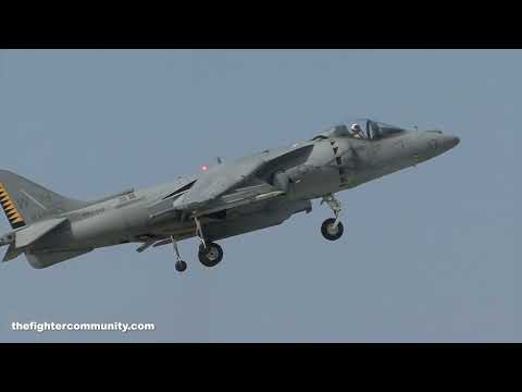USMC AV-8B Night Attack Harrier Demo. Cleveland National Airshow. United States Marine Corps.
