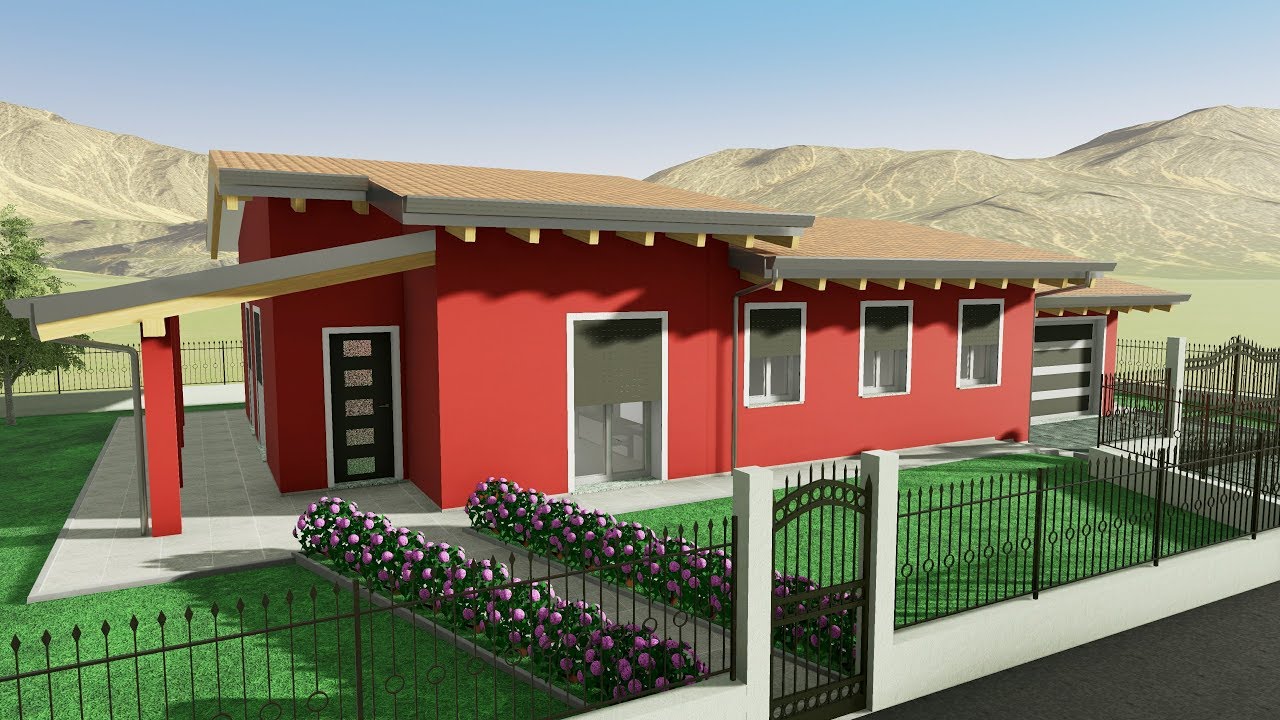 Villa moderna unico livello 90 mq