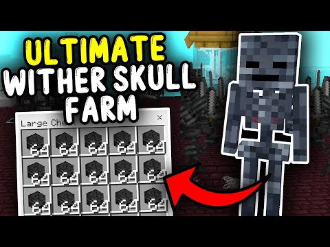 BEST WITHER SKULL FARM Minecraft Bedrock 1.21+ (128+/H)
