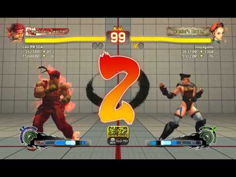 SSF4AE 2012 Live PC Online Match - Leo PR3DA (Evil Ryu) VS lvsyagami (Cammy) - Match 1