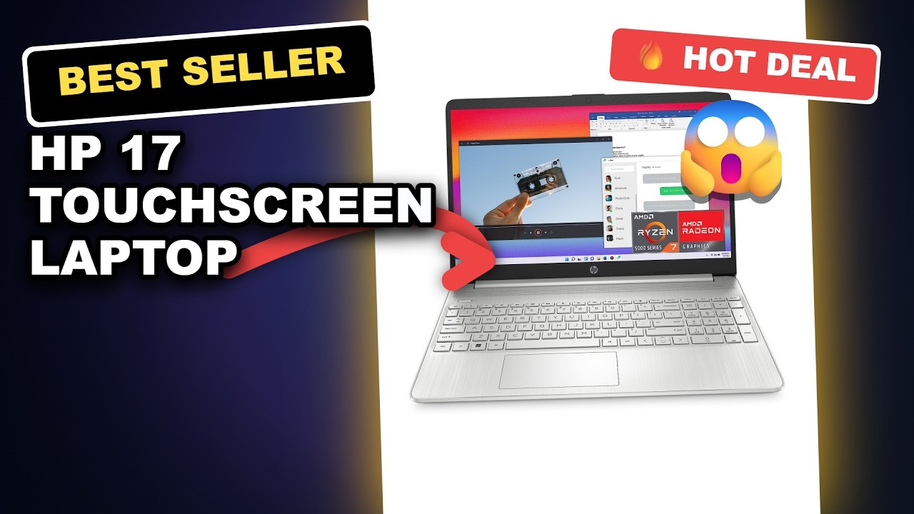 HP 17 Touchscreen Laptop Review: Is This Business Student Laptop Worth It?