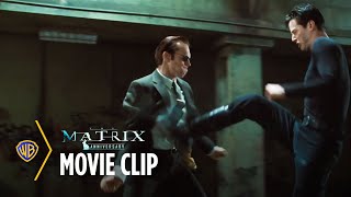The Matrix 25th Anniversary | The Subway Showdown | Warner Bros. Entertainment