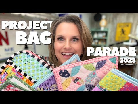 2023 Project Bag Collection - Spectacular Cross-Stitch WIP Bag Parade! Flosstube EXTRA!