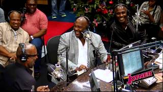 The Three Winans Brothers visit the Tom Joyner Morning Show Studio