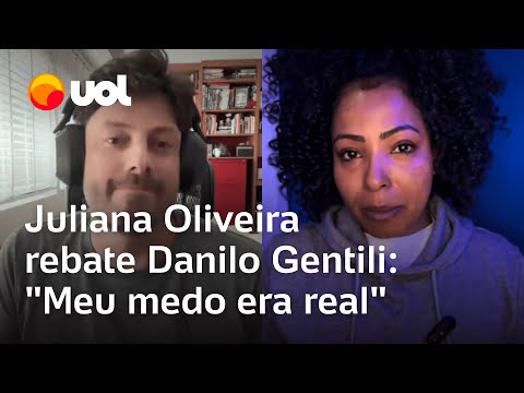 Juliana Oliveira rebate Danilo Gentili após áudios e diz que tinha medo de denunciar Otávio Mesquita