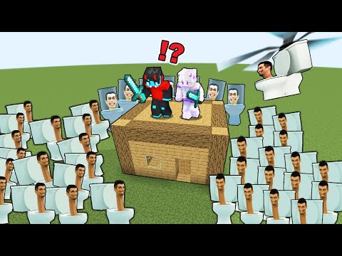 We Are SURROUNDED By SKIBIDI TOILET in Minecraft