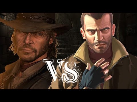 John Marston vs Niko Bellic 3 - Epic Rap Battle Parodies (reupload / audio only)
