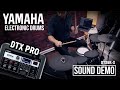 Yamaha DTX-PRO electronic drums sound module onboard kits demo