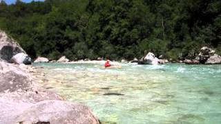 preview picture of video 'Kayak school Soča Kobarid'
