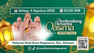 Download lagu 🔴LIVE NOGOSAREN BERDENDANG BERSAMA QASIMA MAGELANG - PERESMIAN MASJID AN-NUR - 04 AGUSTUS 2026 mp3