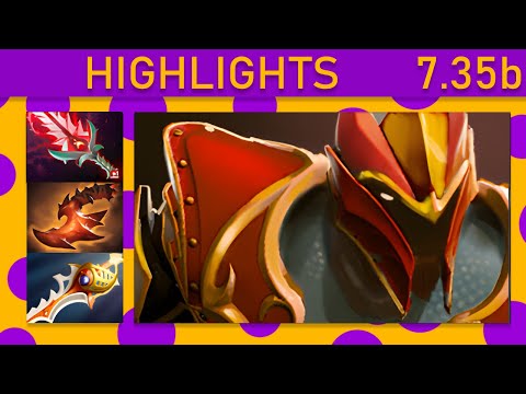 💰SaberLight Dragon Knight 900+ GPM! Mid Highlights 7.35b - Dota 2 Top MMR