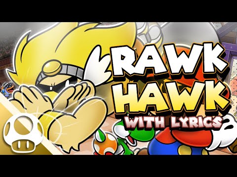 Rawk Hawk - Cover with Lyrics | Paper Mario: The Thousand Year Door