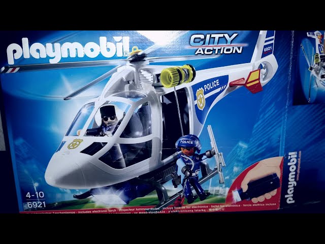 Vídeo relacionado con PLAYMOBIL | City Action | Helicóptero de policía | con Agente de policía, rotores giratorios y función de Disparo | Diversión sin límites | Juguete Infantil para niños a Partir de 4 años | 72080