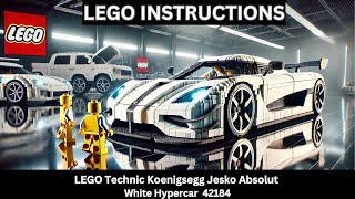 LEGO INSTRUCTIONS: Build the THRILLING Koenigsegg Jesko Absolut 42184 – Speed Redefined!