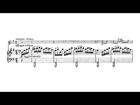 Rachmaninoff plays Beethoven -  Violin Sonata No.8 [mvt 3] (Kreisler)