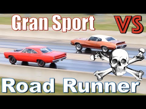 1969 Plymouth Road Runner vs 1972 Buick GS Stage 1 NO COMMENTARY