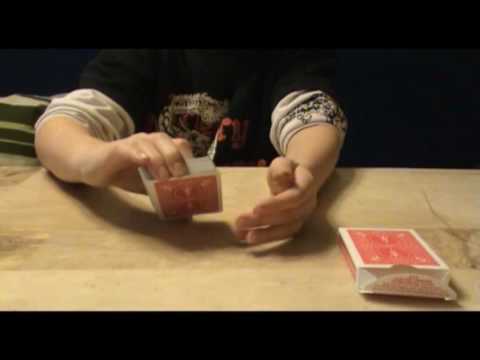 Weiße Karten Zaubertrick