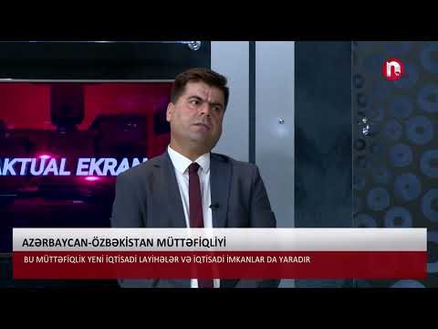 Aktual ekran: Prezident İlham Əliyevin Özbəkistana dövlət səfəri - 28.05.2024