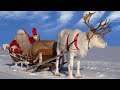 Santa Claus for kids 🦌🎅 Best reindeer rides of Father Christmas in Lapland Finland for children